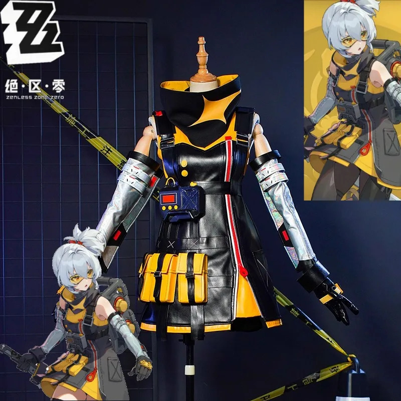 

Soldier 11 Cosplay Costume Sweet Cool Style Zenless Zone Zero ZZZ Anime Outfit Full Set Character Uniform for Halloween Party