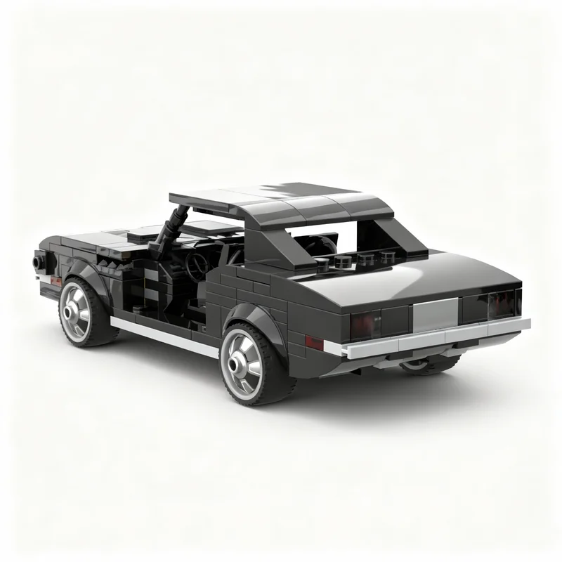 299pcs MOC City Champions Plymouth Cuda Movie Car John Wick 4 Model Building Blocks Architecture Brick Christmas Gifts Toys - view 2