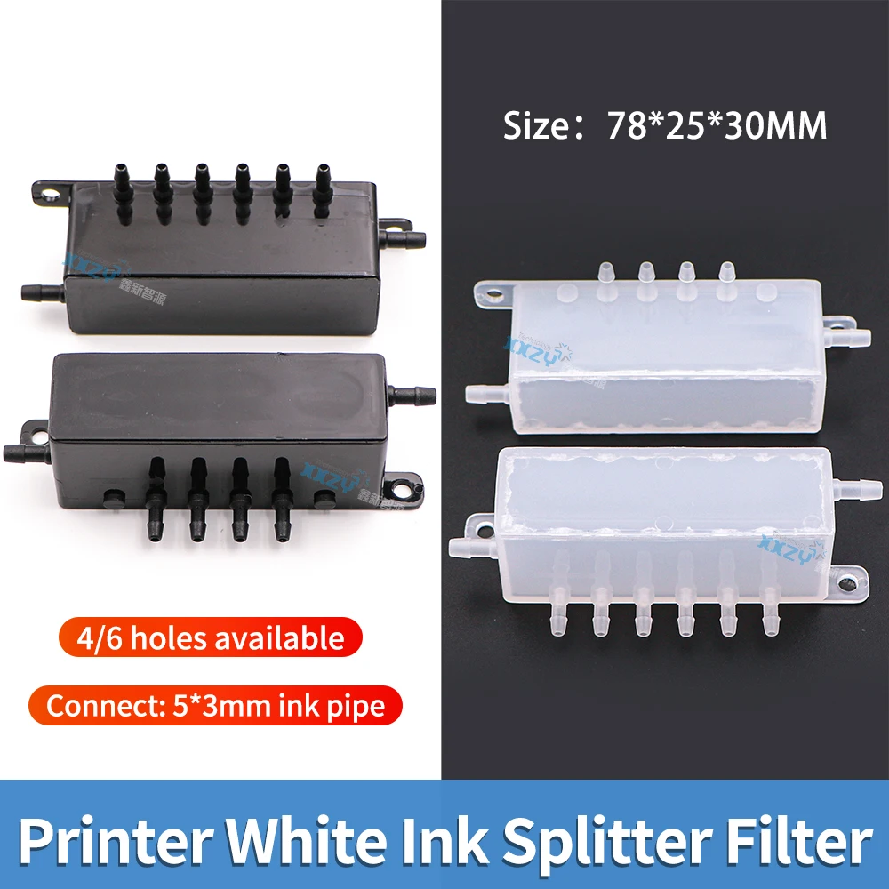 Solvent Printer Ink Circulation Buffer Bottle for Digital Textile Machine White Ink Splitter Filter UV Flatbed Printer