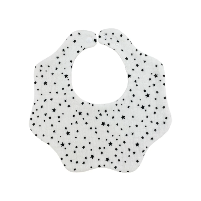 Newborns Print Bib Waterproof Baby Bibs Neutral Gender Infant Thick Burp Cloth