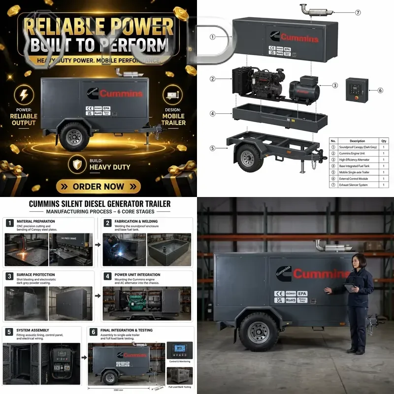 Weichai Silent Generator 30kw 50kw 100kw 150kva 200kw 3Phase 50Hz Low Noise and Low Fuel Consumption for Sale