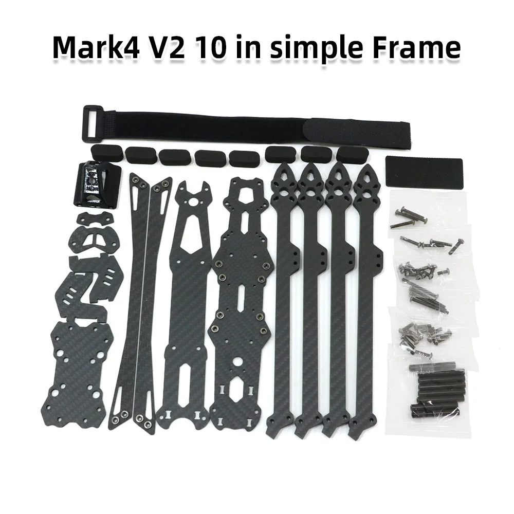 Mark4 V2 Mark 4 7 Zoll 295 mm / 8 Zoll 367 mm / 9 Zoll 387 mm / 10 Zoll 427 mm 3K Vollcarbon-TrueX-Rahmen für FPV-Kamera-Kit