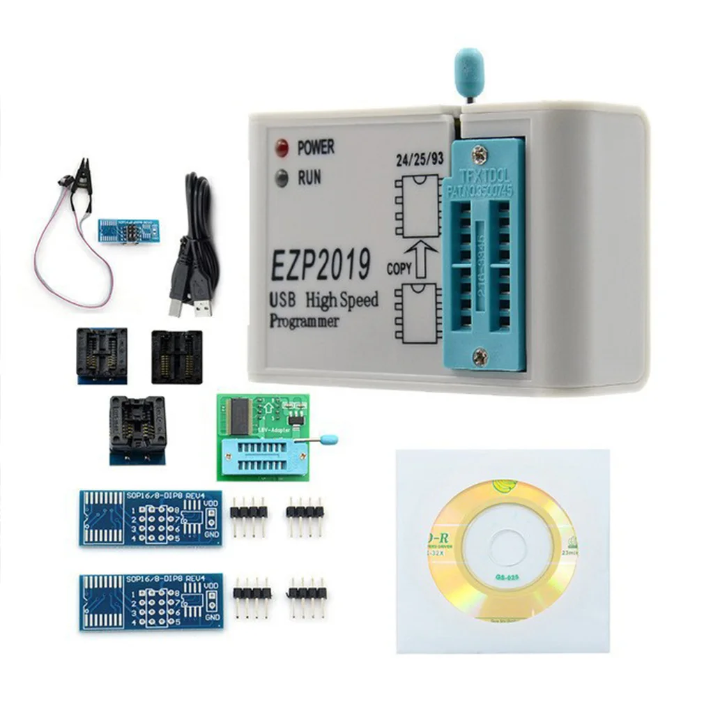 Hot High-Speed ZP2019 ​​SPI FLASH Programmer: 24/25/93 BIOS, 25T80 Programming, Offline Copying Dropshipping Wholesale