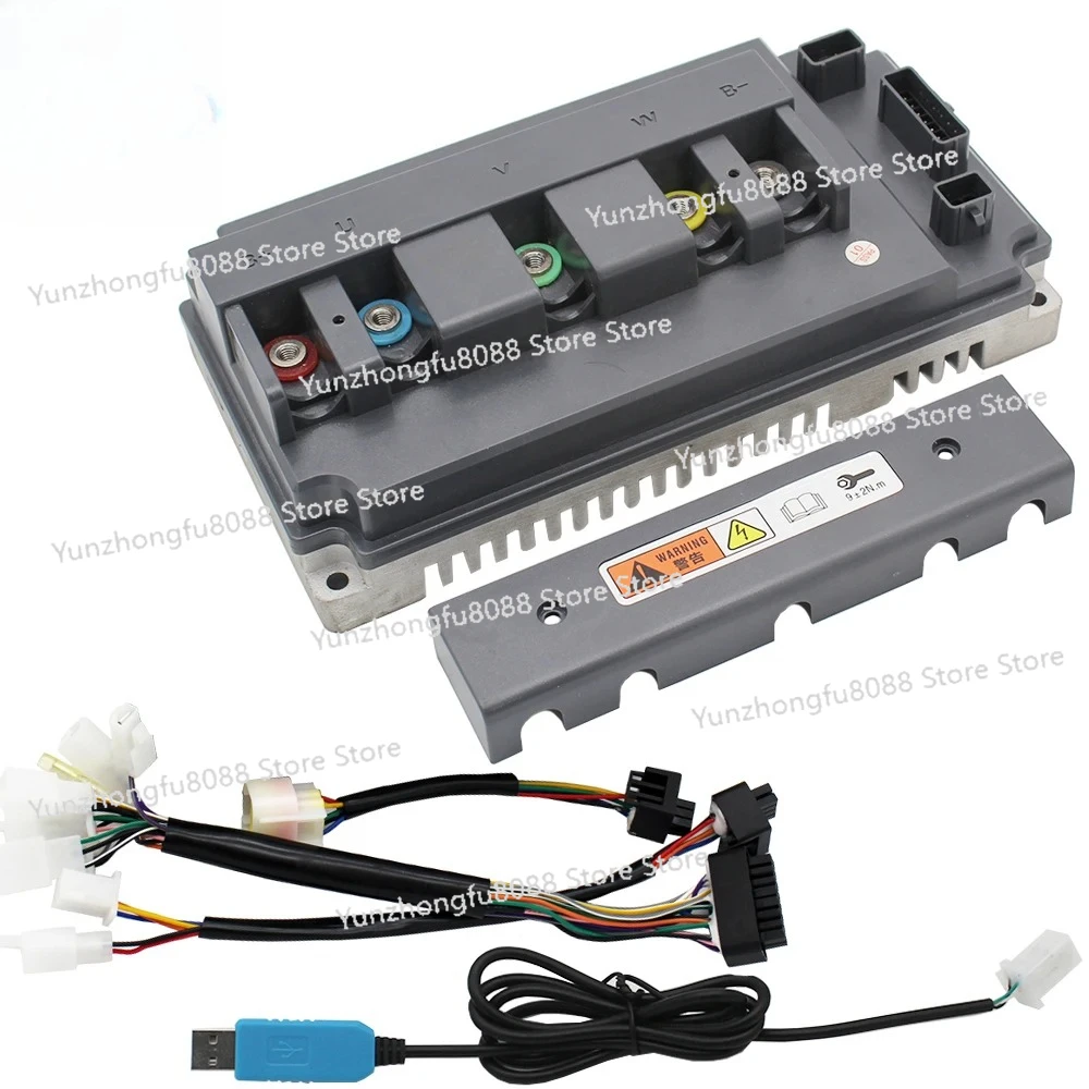 

EM150 180A 72490 Electric Motorcycle Scooter sine wave Brushless DC hub QS Programmable in-drive spoke motor controller