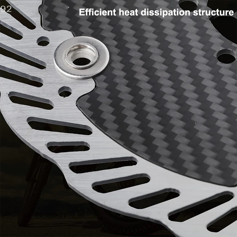 Superior 140/160mm Carbon Fiber Brake Disc Perfect for MTB and Road Bikes; Lightweight Cycling Upgrade