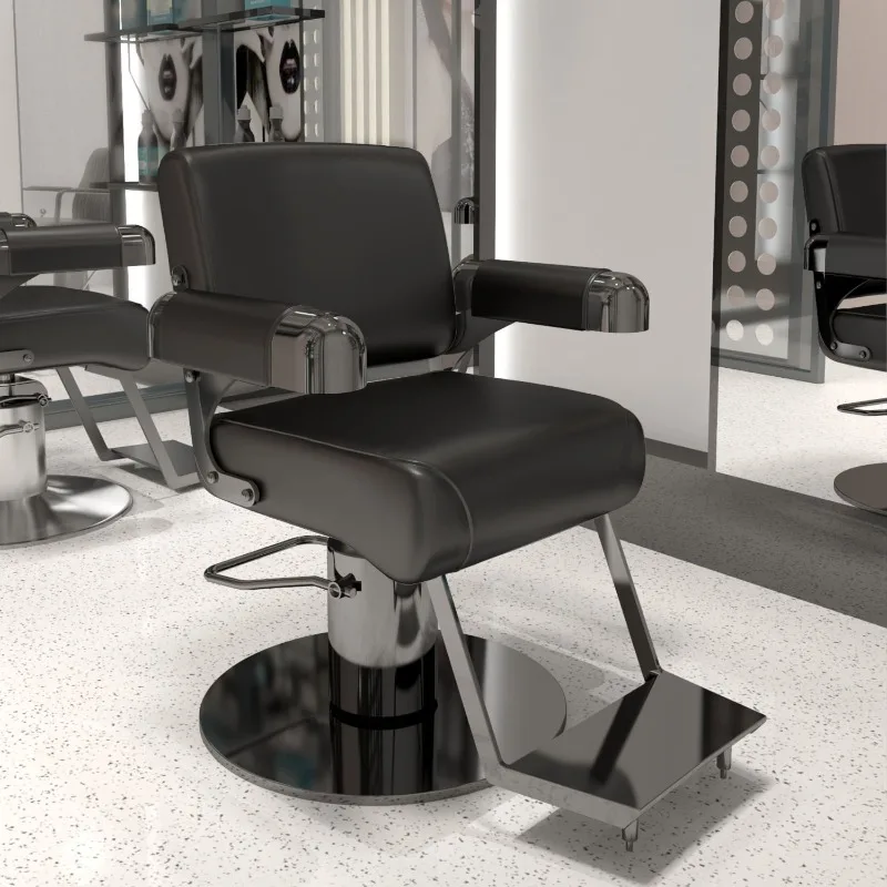 Professional Floor Barber Chair Organizer Beauty Comfortable Modern Barber Chair Mat Aesthetic Poltrona Parruchiere Furniture