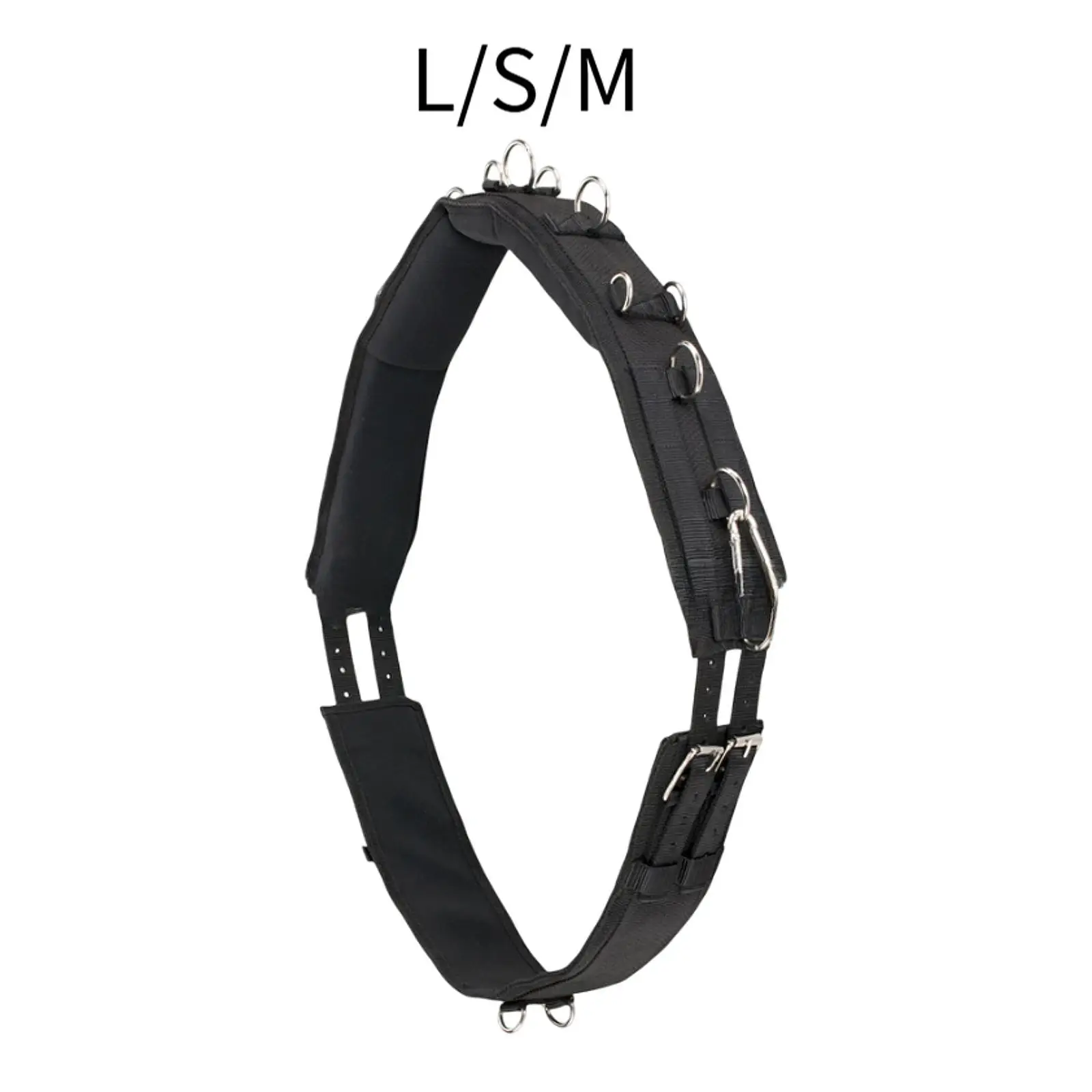 

Training Surcingle for Horses Sturdy Multifunctional Black Horse Surcingle