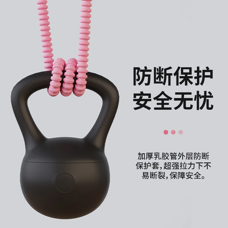 

Pulling device for women with open back and shoulder, back stretching exercise, elastic band with word tension rope, home fitnes