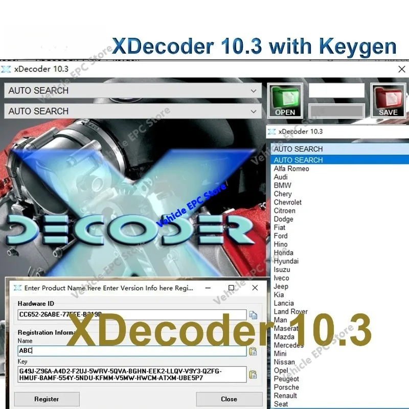 2026 Xdecoder 10.3 with Keygen DTC Remover Crack DTC OFF Delete Software Full Verison for Hyundai/VAG EDC15 EDC16 EDC17 Xdecoder