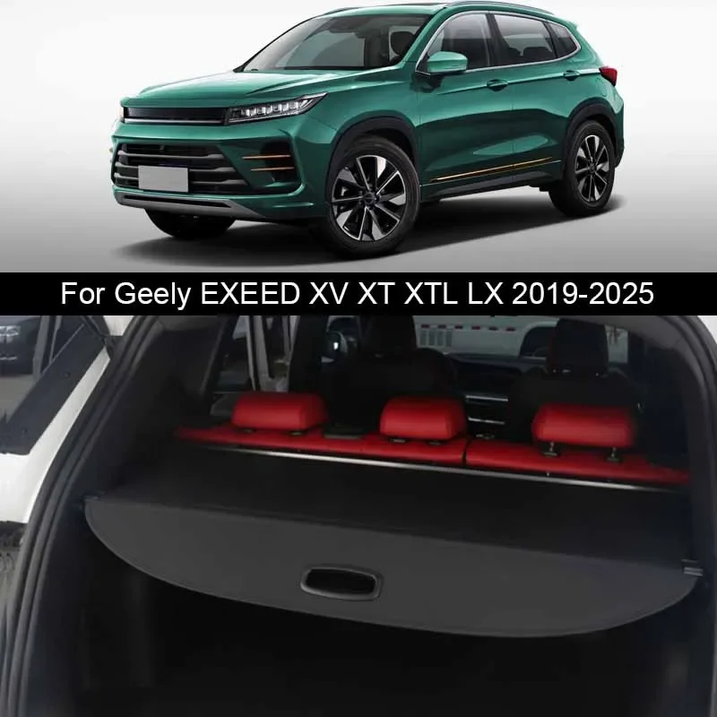 

Задняя шторка багажника автомобиля, задняя стойка, перегородка, внутренние автомобильные аксессуары для GEELY EXEED VX XT XTL LX 2019-2025