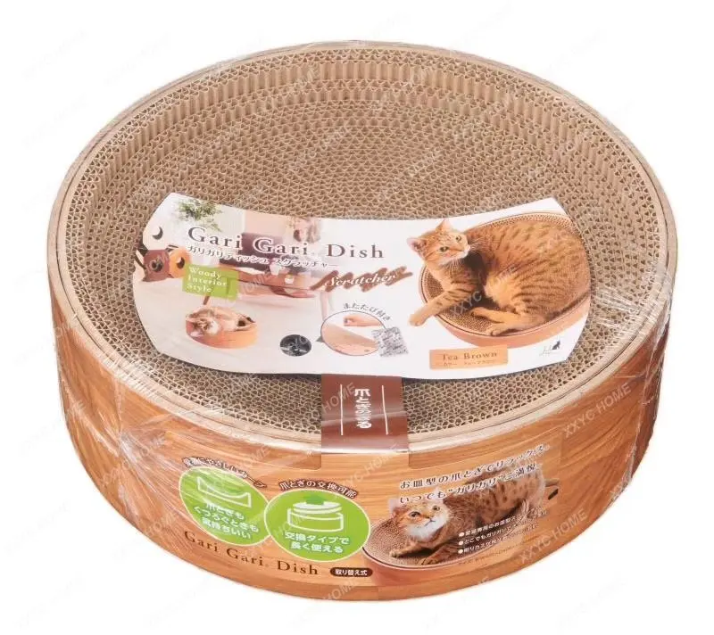 

Corrugated Paper round Bowl Type Replaceable Inner Core Cat Scratch Board Cat Nest Cat Toy Cat Supplies