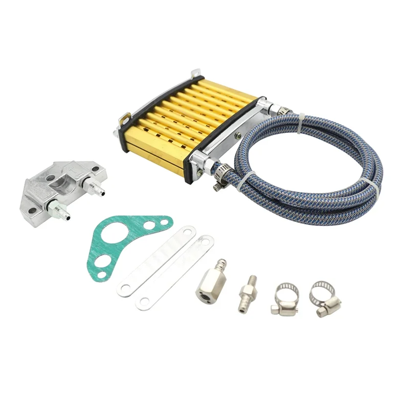 

AW-Universal Motorcycle Engine Oil Cooler Cooling Radiator For 50Cc 70Cc 90Cc 110Cc 125Cc /150Cc ATV Dirt Pit Bike ATV