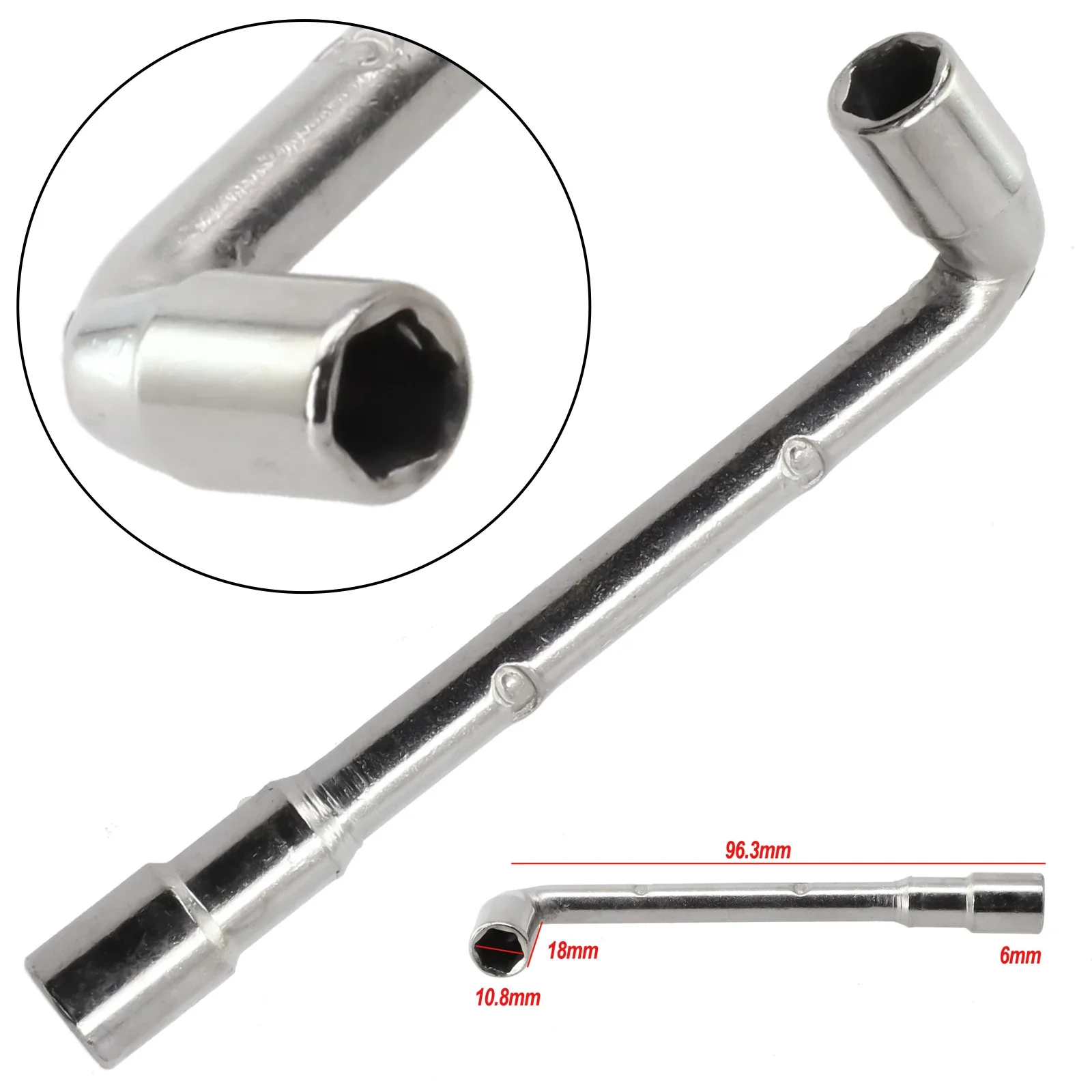 

1PC 6mm 7mm Hex L-shaped Screw Nut Wrench Sleeve Tool For 3 MK8 Nozzle
