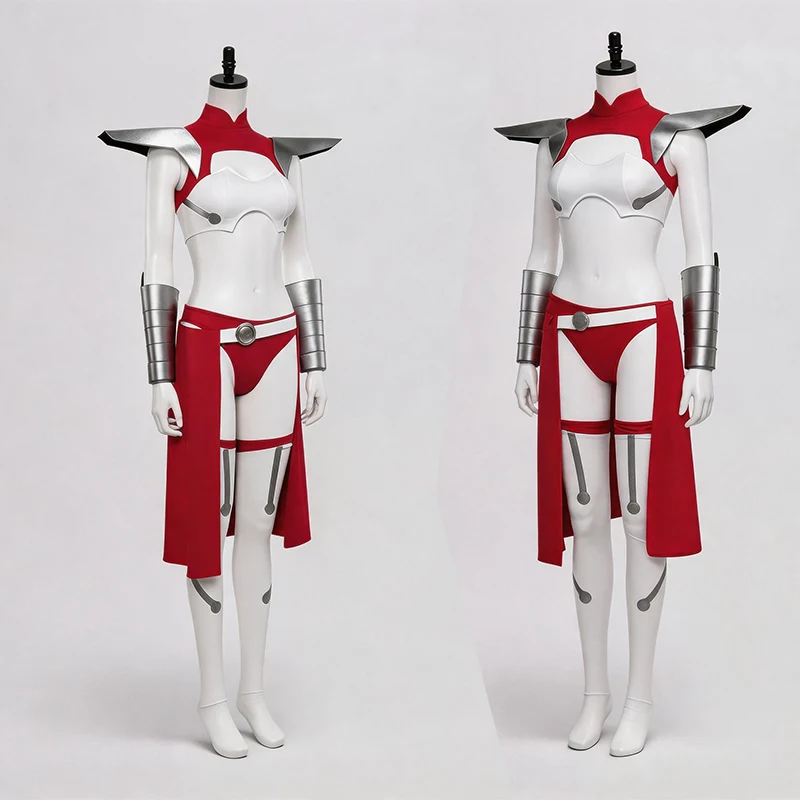 

Invincible Atom Eve White Cosplay Outfit Set, Halloween Role‑Play Costume for Carnival Party