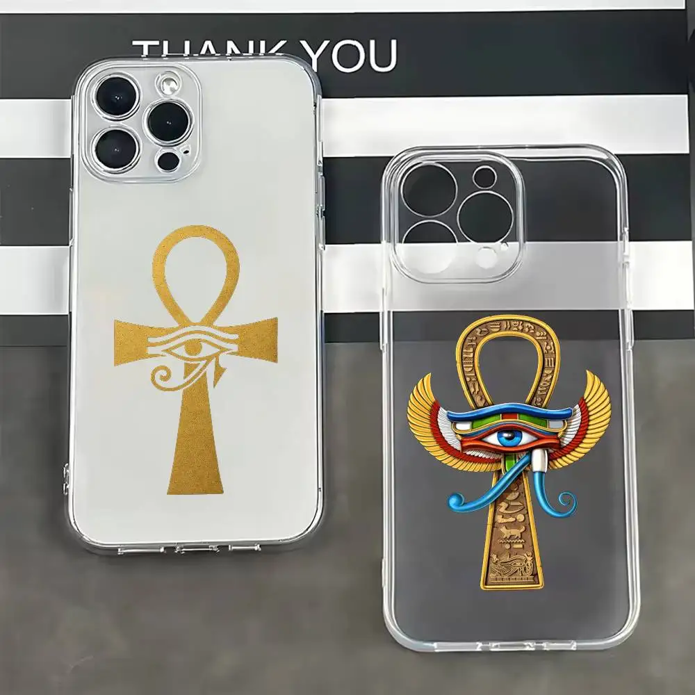 

The Eye of Honus Clear Hard Phone Case For iPhone 17 16 15 14 13 12 11 Mini Pro Max Plus Transparent Cover