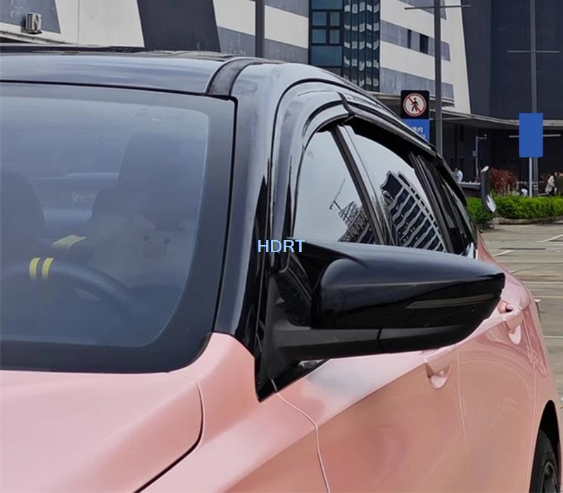 Car Window Visor Side Deflector Weather Shield Rear View Mirror Sun Rain Eyebrow For Gac Trumpchi Empow Dodge Attitude 2021 +