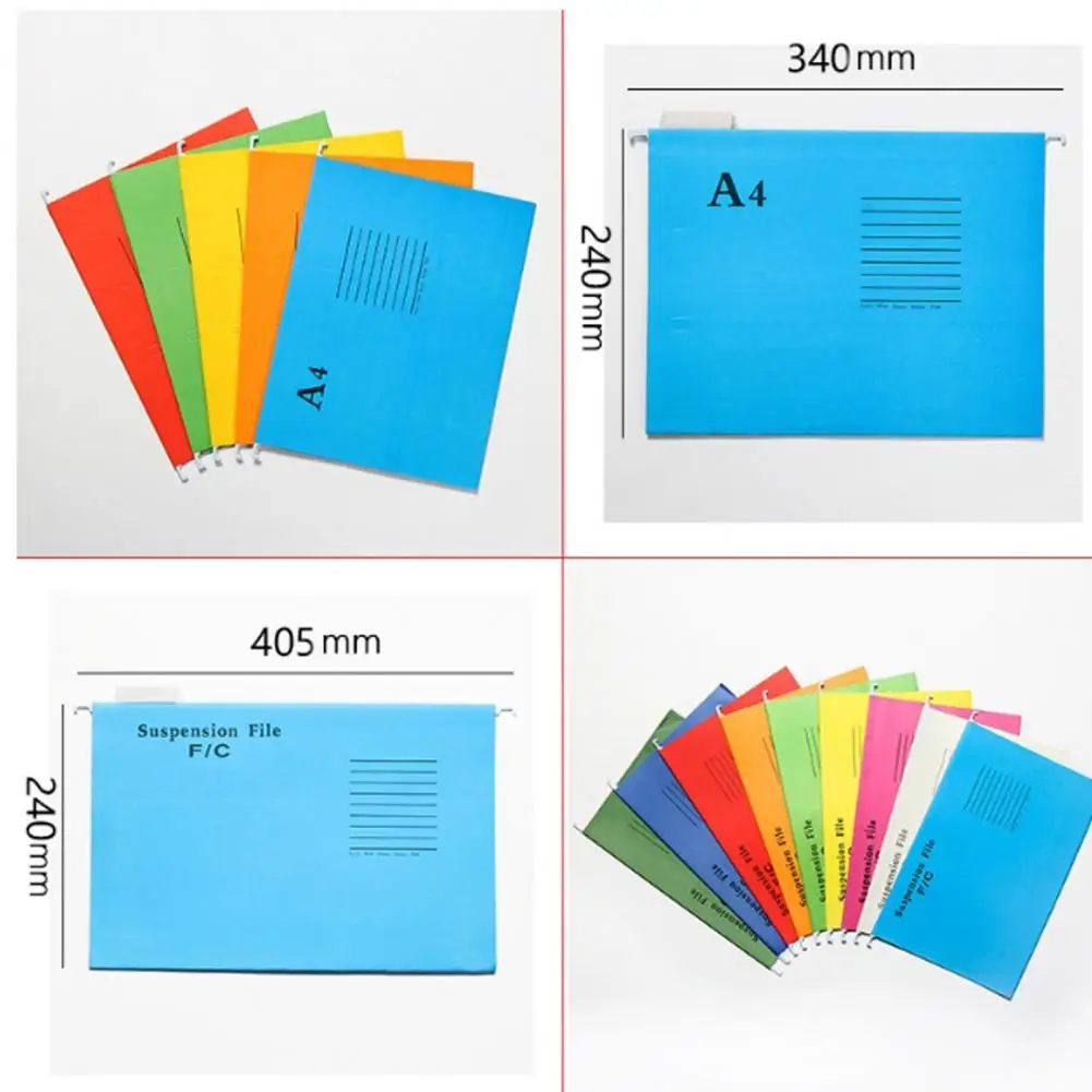 Pendurado arquivo pastas com Tabs Board, Ferramenta Organização do documento, Organizador do documento, 20pcs