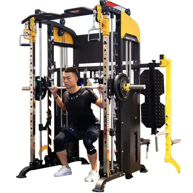 mutli function station barbell rack commercial gym equipment fitness equipment smith machine strength training/fitness/gym