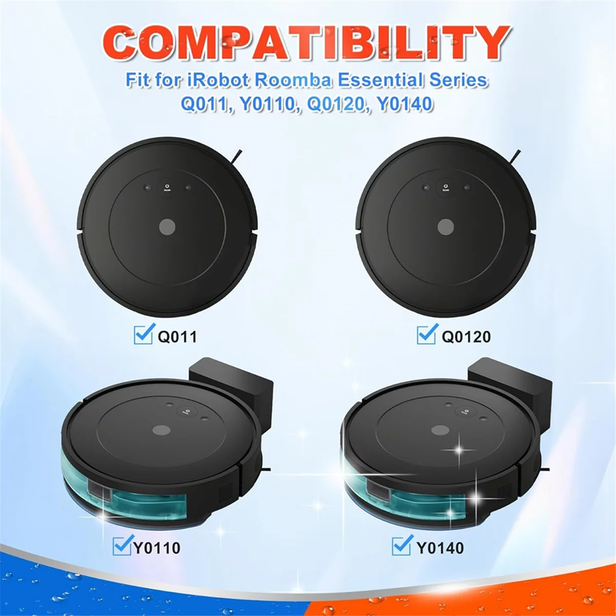 قطع غيار A20M لسلسلة Combo Essential Y0140 Y0110 Y0540، Vac Q0120 Q011 Q052 Y، Q Series الملحقات