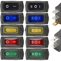 1Pcs KCD3 Waterproof Rocker Light Switch ON-OFF/ON-OFF-ON 2/3 Position 2/3 Pin,Electrical Equipment With Lighting Power 12V/220V