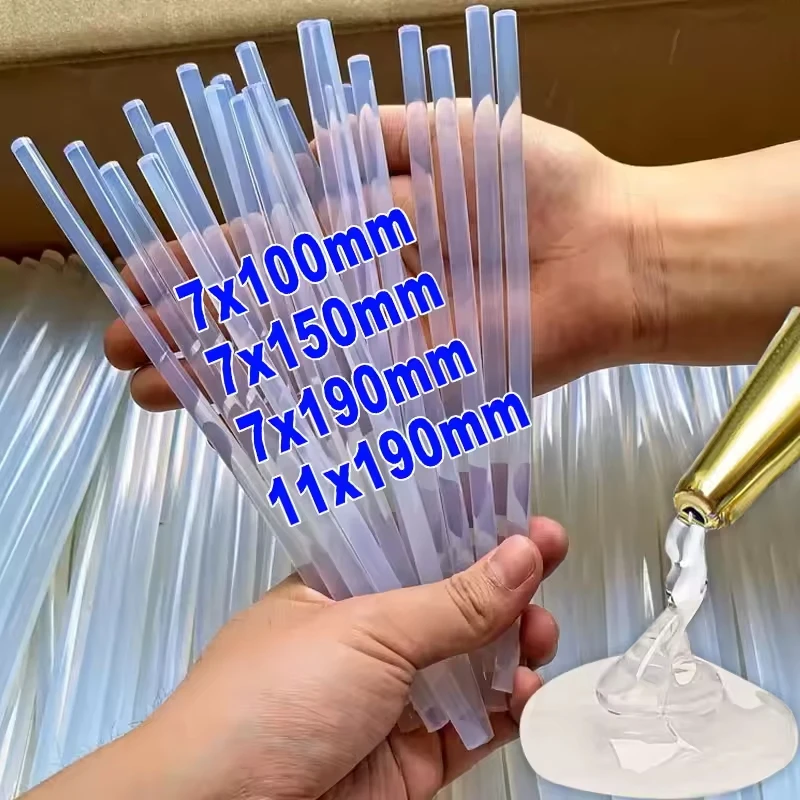 Transparent Hot Melt Glue Sticks Strong Adhesive Strips Electric Glue Gun Glue Stick General Adhesive DIY Craft Car Repair Tools