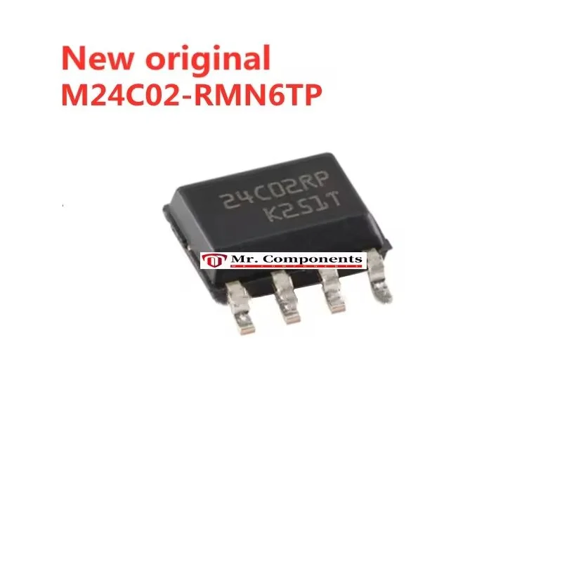 10PCS M24C02-RMN6TP…
