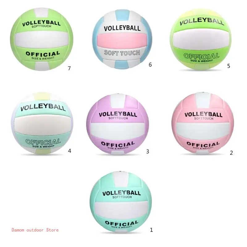 Official Size 5 Volleyballs Soft Beach Volleyballs Ball Competition Plays Gift