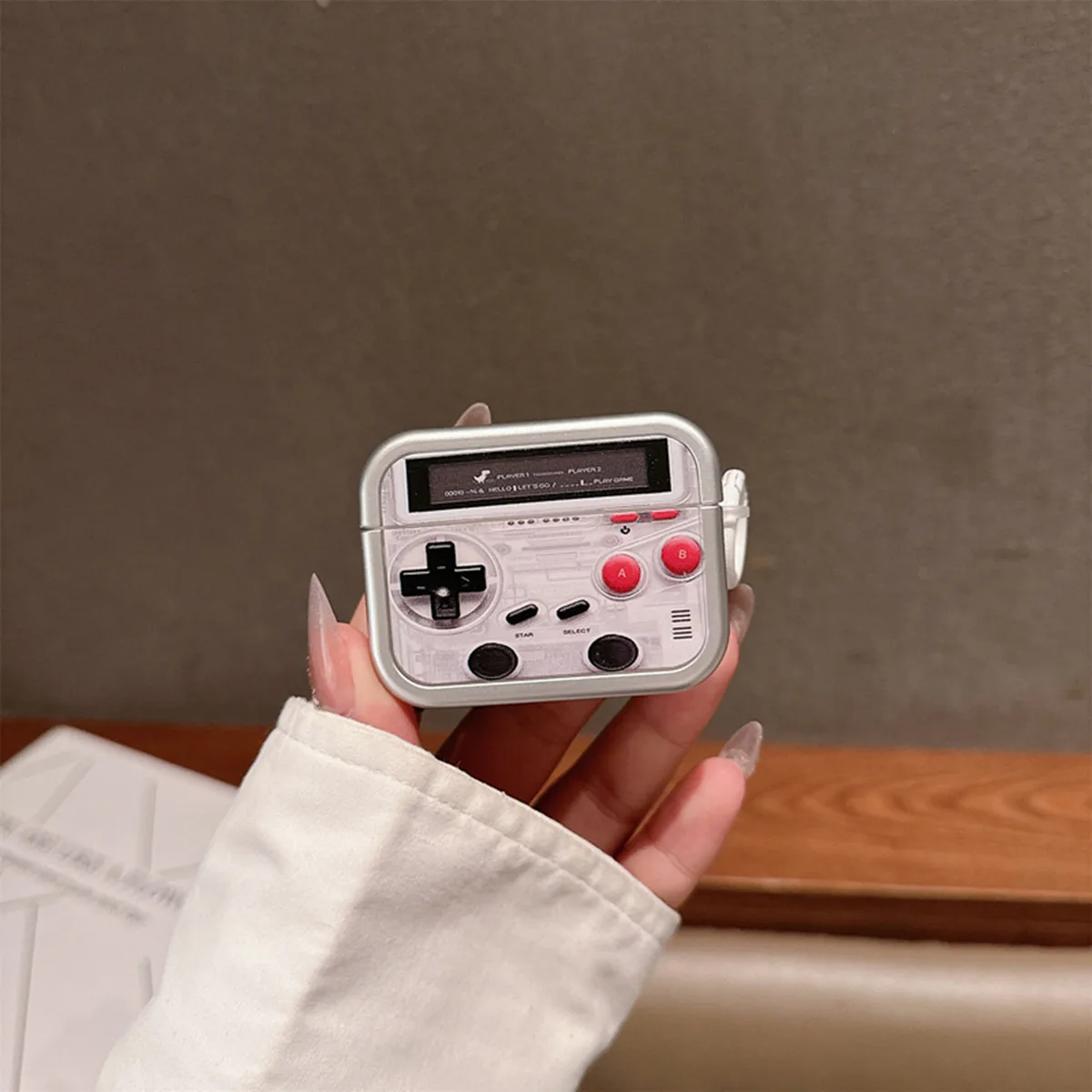 3D cute simulation game console TPU Earphone Case for Apple Airpods 1 2 3 pro 2 Wireless Protective Charging Cover with Hook