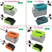 DIY Adapter Power Connectorfor Makita for GreenWorks for Ryobi  for Black&Decker 40V Li-ion Battery Adapter with Fuse & Switch