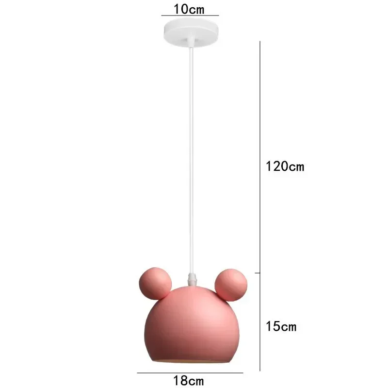 북유럽 샹들리에 펜던트 조명, 싱글 헤드 다이닝 룸 LED 램프, 거실 바 테이블 마카롱, 어린이 침실 조명 장식