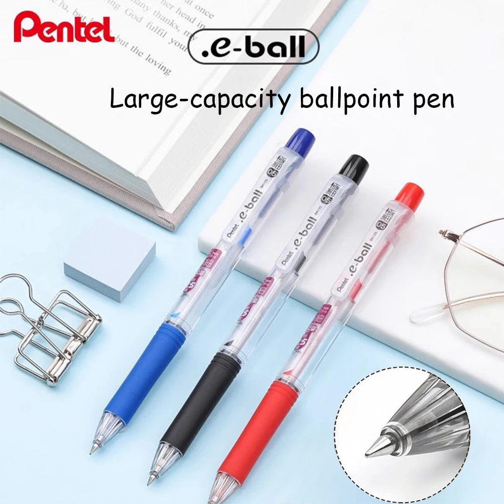 

5pcs Japan Pentel Ballpoint Pen BK125 Quick-drying Medium Gel Pen 0.5mm Bullet Stationery Office Supplies Pens for Writing