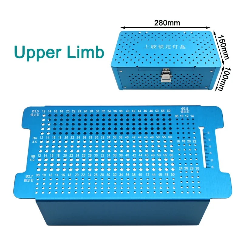 

GREATLH Lower Upper Limb Nail Disinfection Case Orthopedic Veterinary Instrument pet