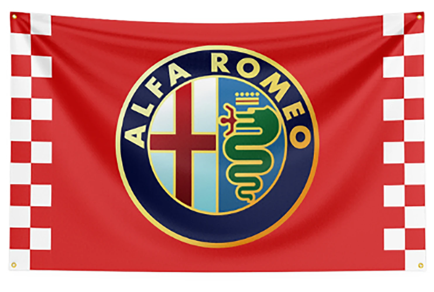 Flagdom 90x150cm Alfa Romeos Renn flagge Polyester digital gedrucktes Team Banner für Club