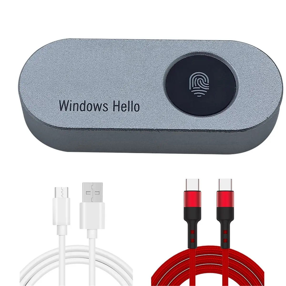 A89X New Windows Hello Fingerprint Reader - Computer Login Device for Win10/11 Biometric Unlock Security Access