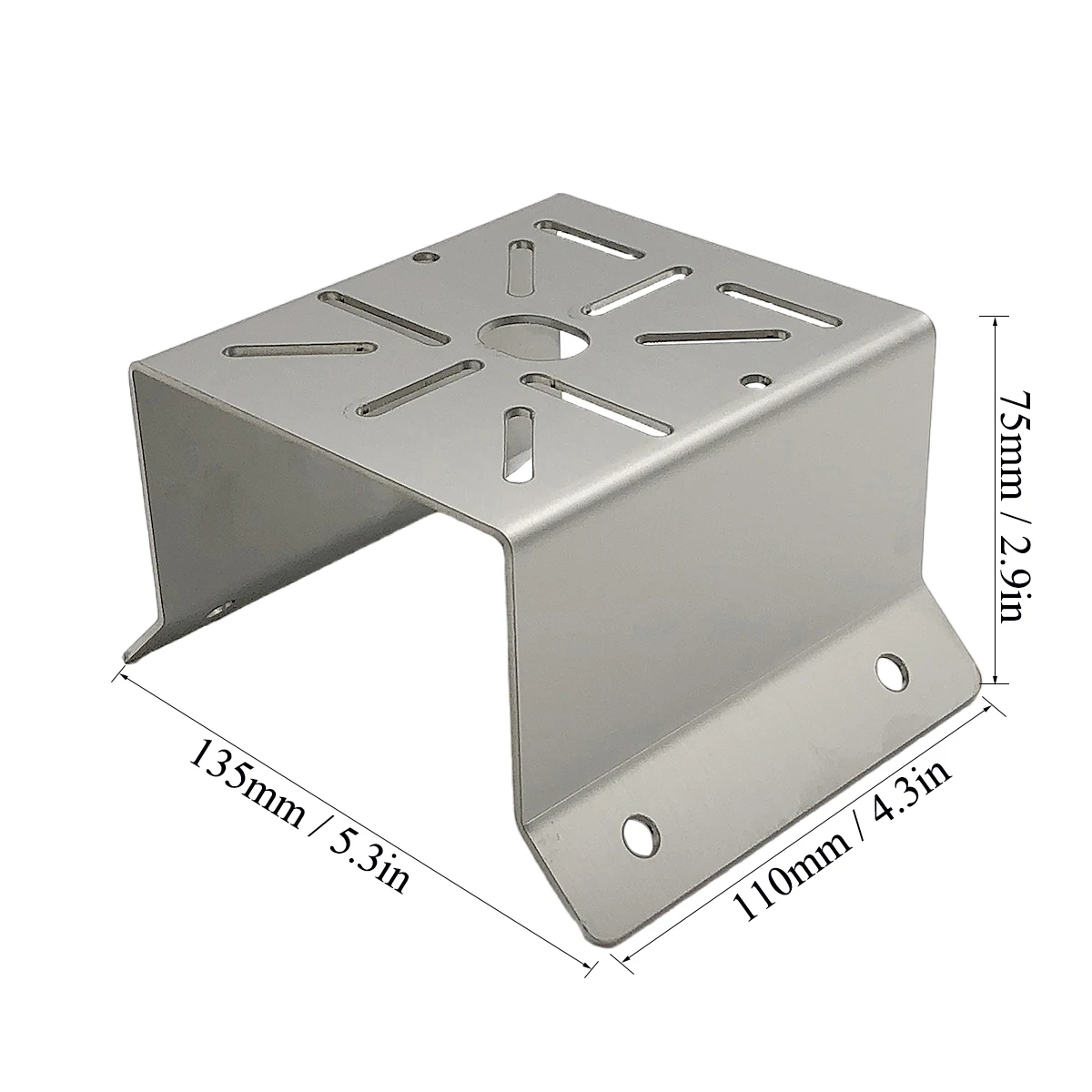 Medio ángulo recto 90 °   Soporte de montaje en esquina de pared Exterior para cámara de seguridad PTZ de visión amplia Universal, soporte estable