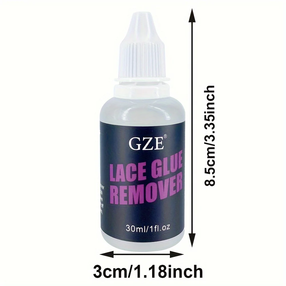 GZE LACE GLUE REMOVER - Professional Formula for Easily Removing Adhesive from Hair System, Lace Wigs, Toupees Without Residue