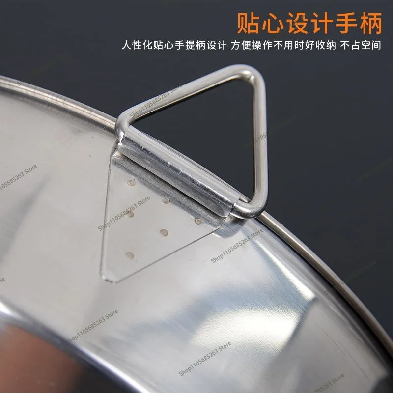 304 stainless steel hopper Filling with cover hopper  Fast loading hopper Large diameter thickened1pcs