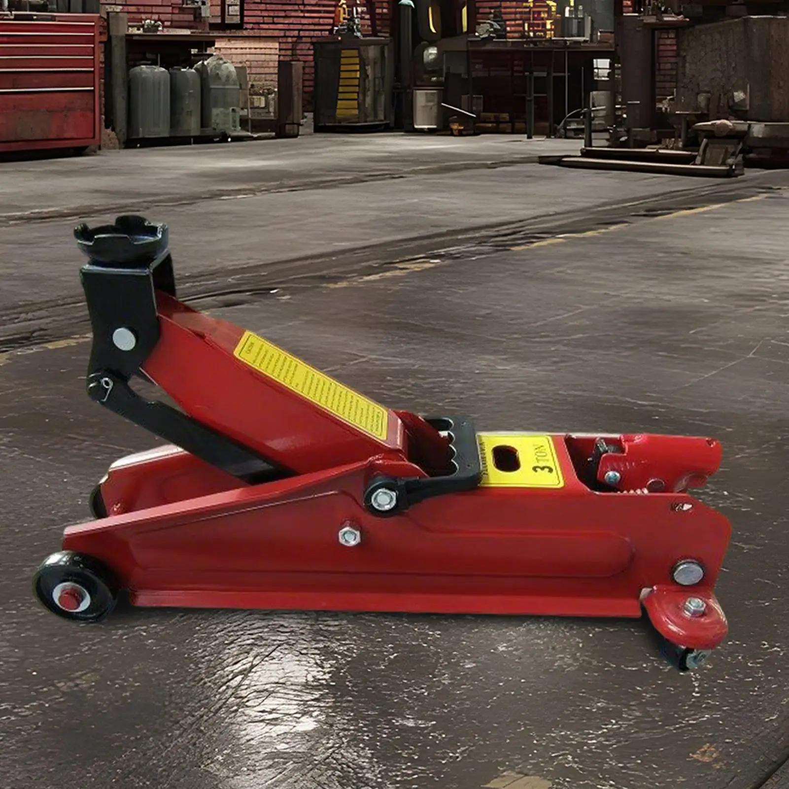 Gato hidráulico para carro, ferramentas de reparo de 3 toneladas para nivelar pneus de montagem de trailer, motor offroad, motocicleta, garagem, viagem