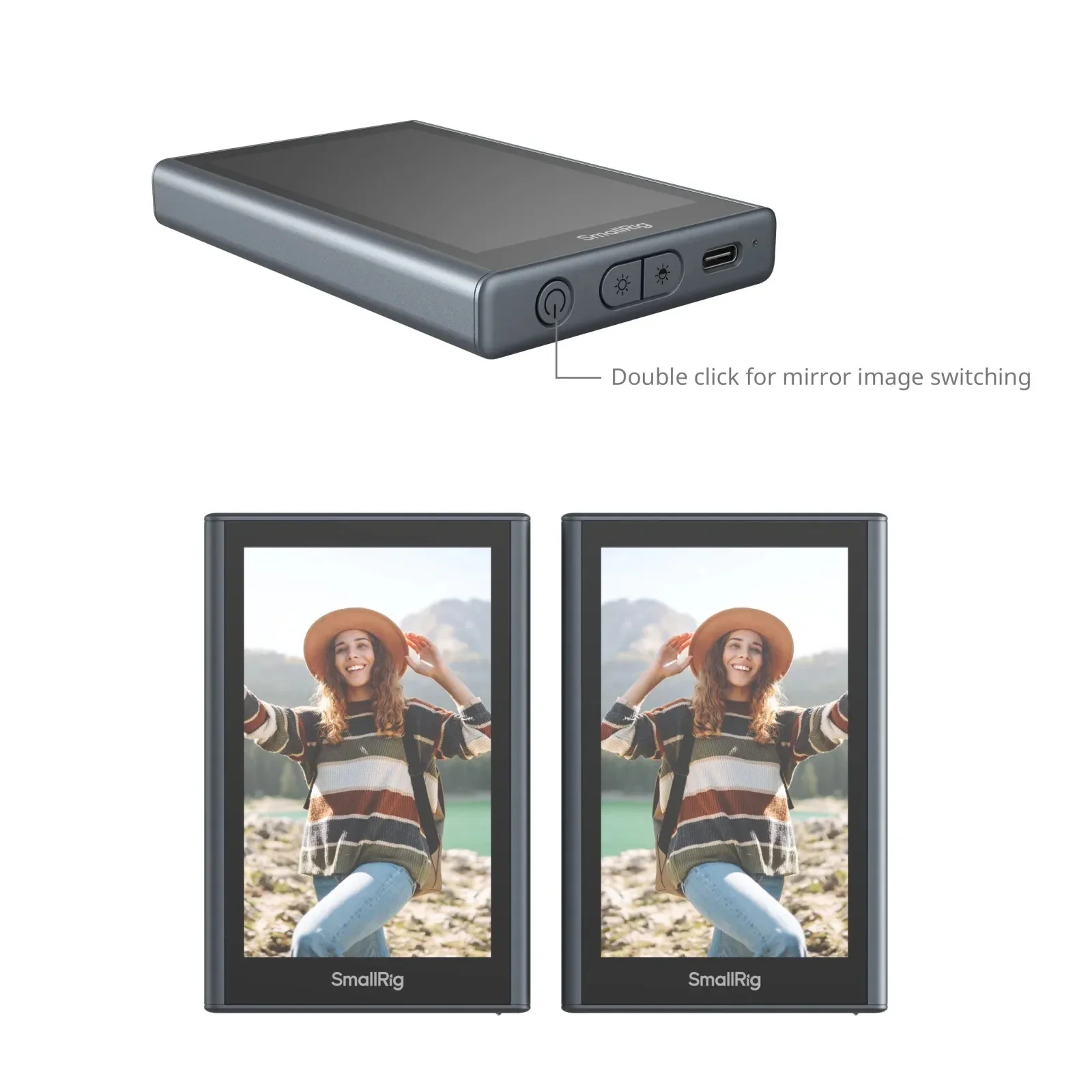 Wireless 4K Video Monitor for Phone With Magsafe Build in 1500 mAh Battery Compatible with Android & IOS