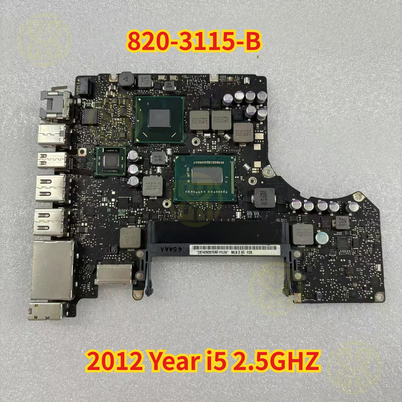 

820-3115-B For MacBook Pro 13 Inch Laptop Motherboard A1278 I5 2.5GHz Logic Board 2012 Yesr