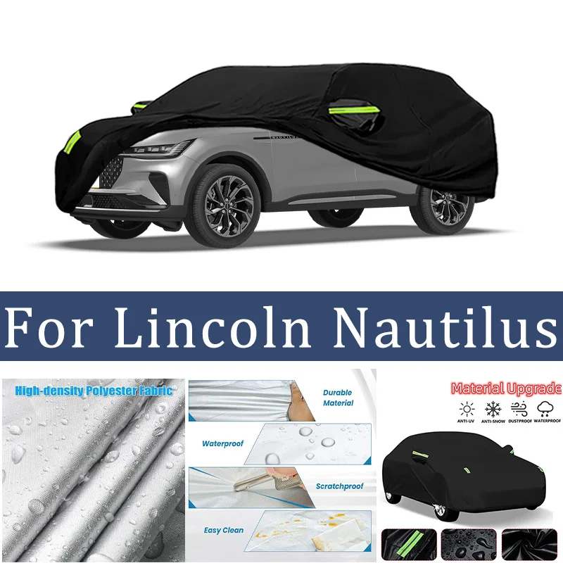

For Lincoln Nautilus Car Cover Car Waterproof All Weather Automobiles Full Exterior Covers - Sun-proof Outdoor Anti scratch