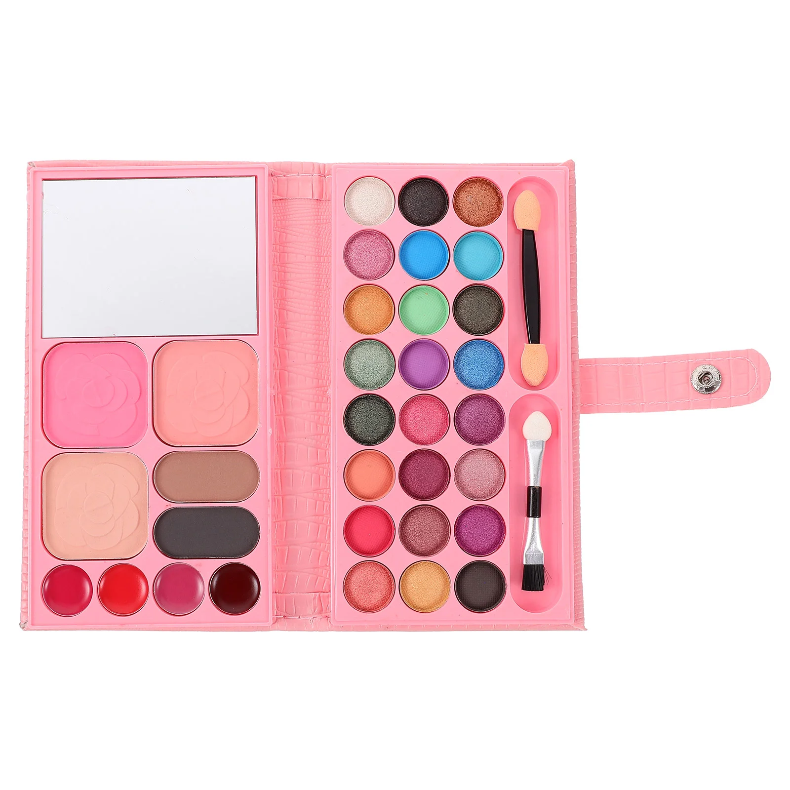 33 Colors Makeup Palette Folding Eye Shadow Pan Blush Eyeshadow Kids Pallet Powder Plate Child Toiletry Bag Toys for Girls