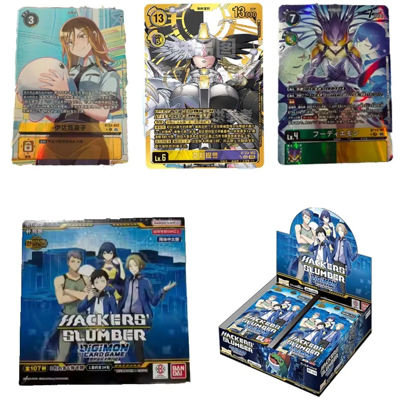 

Подлинная коллекционная карточная игра Digimon DTCG BT23 HACKERS SLUMBER, ограниченная серия, аниме, периферийная коллекция, карточная игрушка в подарок