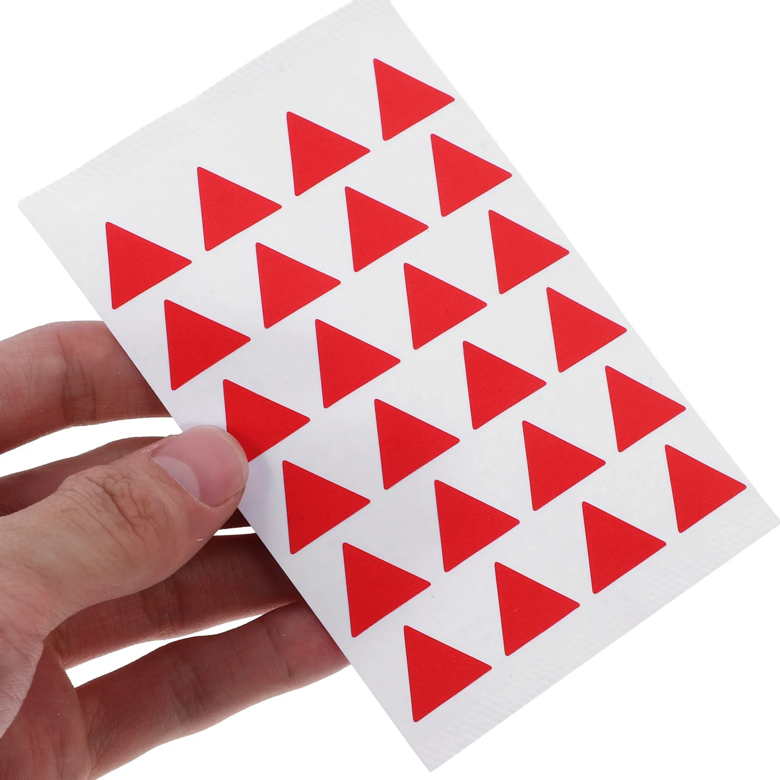 

288Pcs Small Classification Decals Triangle Label Stickers Paper Adhesive Marking Stickers for Office School Home Use