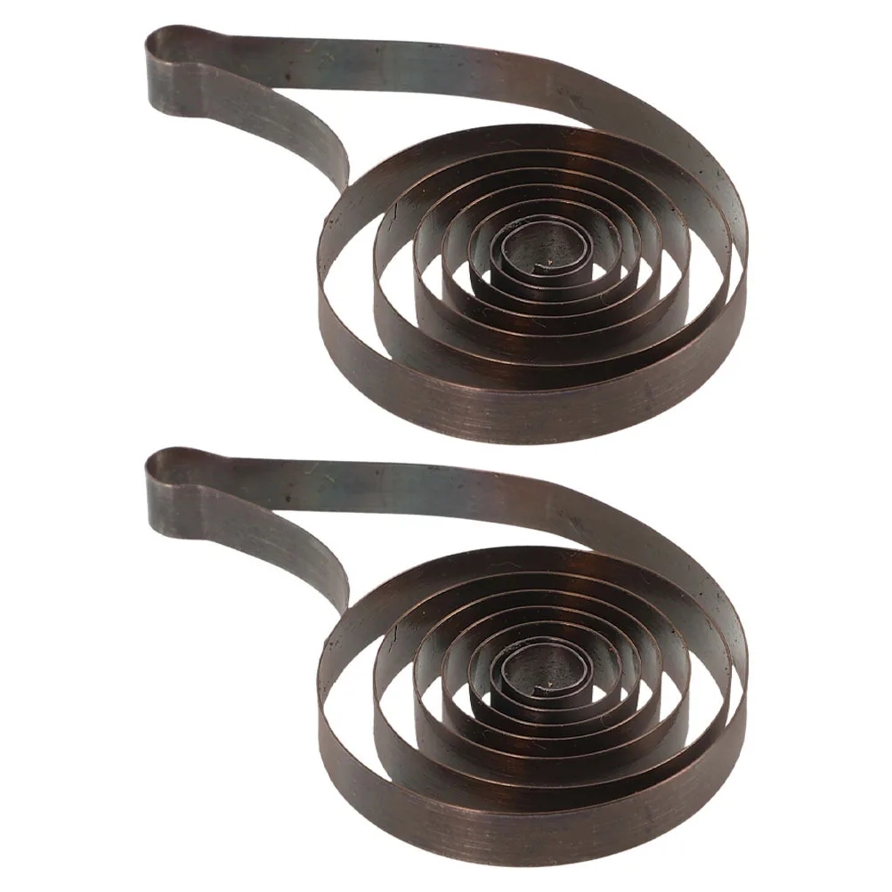 

2Pcs Mechanical Alarm Clock Parts Robust Metal Springs for Accurate Timekeeping Easy Install Clock Mechanism Replacement Tools
