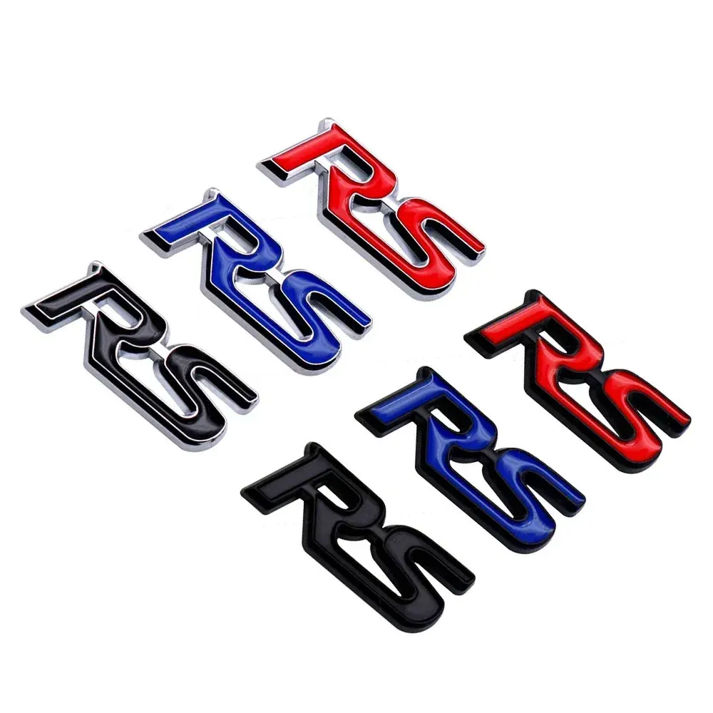 3d metall logo rs lenkrad emblem auto aufkleber für honda rs fit stadt bürgerliches akkord hrv crv jazz odyssey crz vezel abzeichen