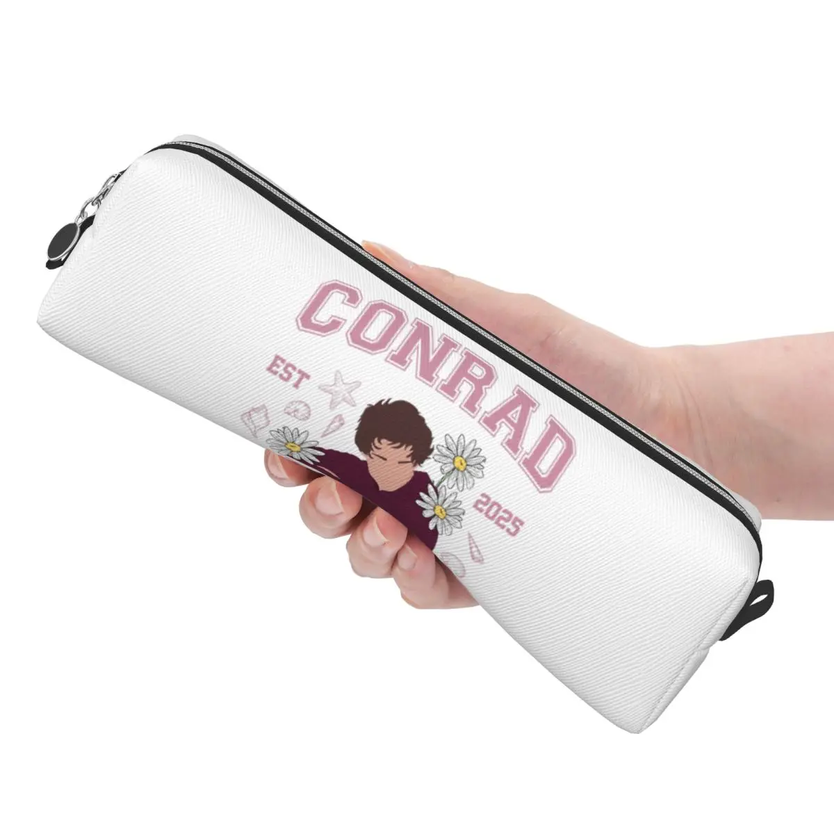 مقلمة كونراد فيشر جميلة في الصيف تحولت أكياس أقلام جميلة للطلاب ذات سعة كبيرة للوازم المدرسية مقلمة بسحاب #3