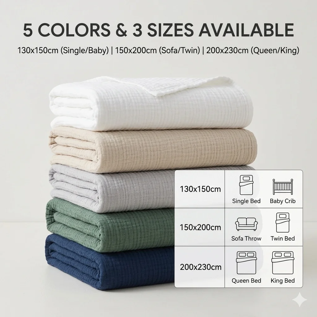 100% katoenen mousseline deken - Muslin Cotton Bedspread recensie en prijs