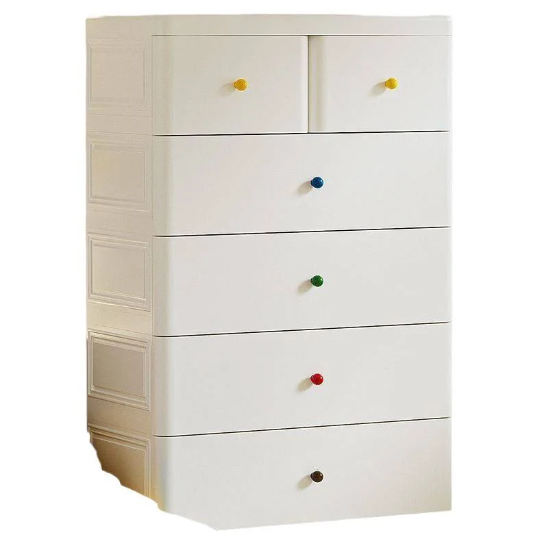 

70Cm drawer type multi-layer living room locker household children's five-bucket locker