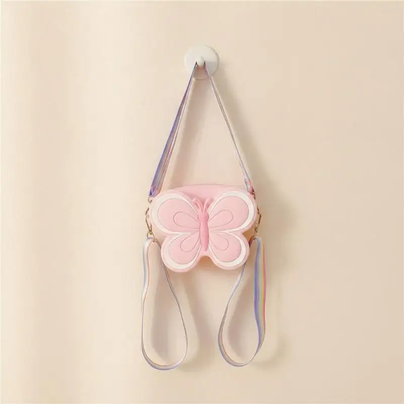 Waterproof Donut Silicone Crossbody Bag Cute Lightweight Kids Shoulder Pouch for Coins Keys Travel Camping Use